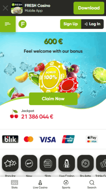 Mobiles Casino Fresh