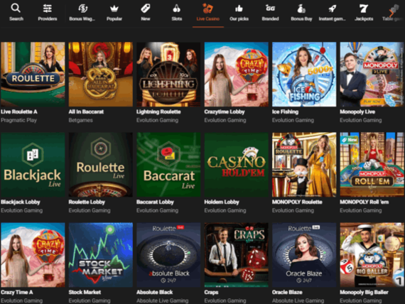 GGBET Live Casino