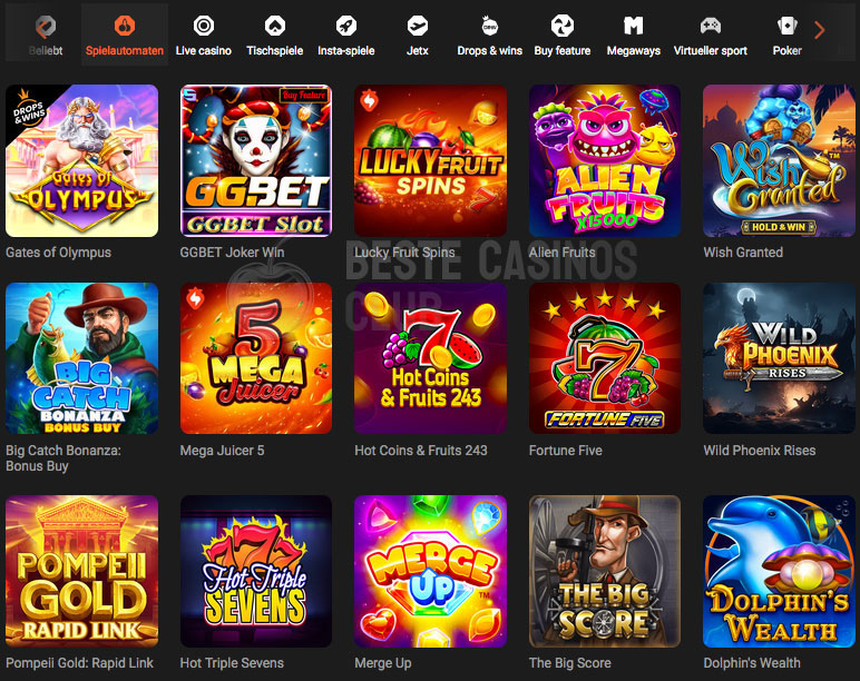 GGBET Casino Slots