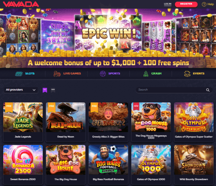 Offizielle Website des Vavada Casinos