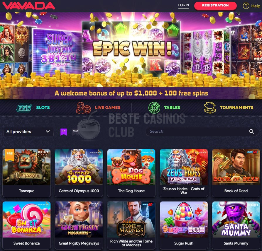 Offizielle Website des Vavada Casinos