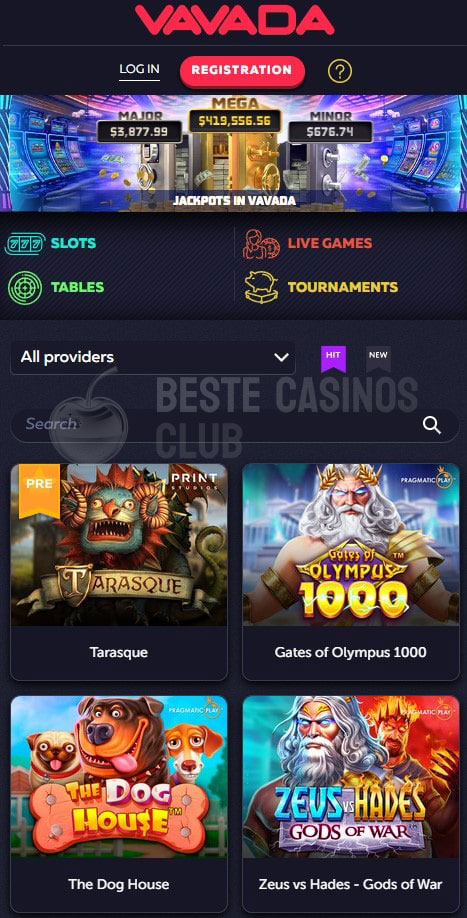 Mobiles Vavada Casino