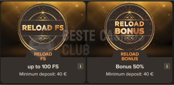 Reload Boni im Sol Casino