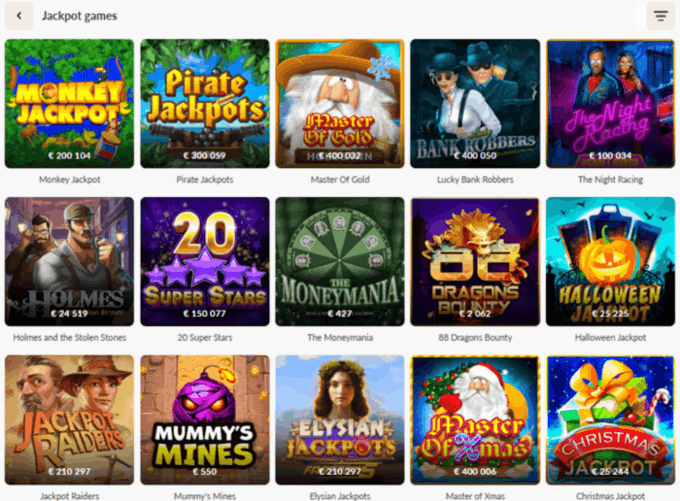 Jackpots im 1GO Casino