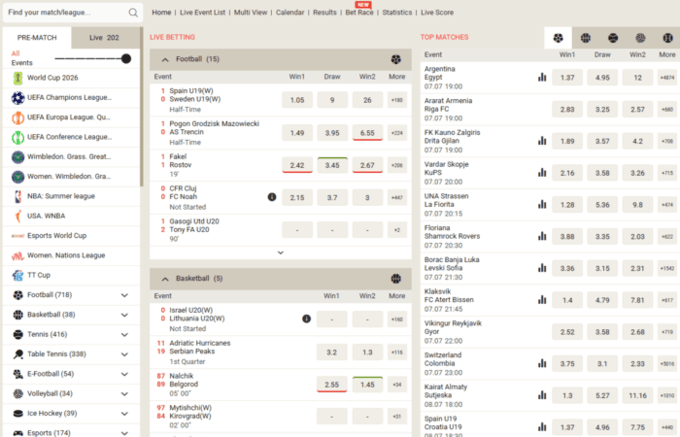 Sportwetten bei 1GO