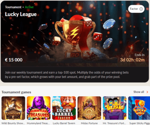Turniere im 1GO Casino