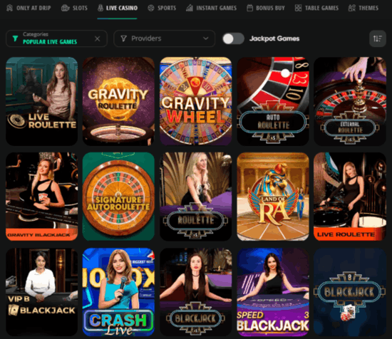 DRIP Live Casino
