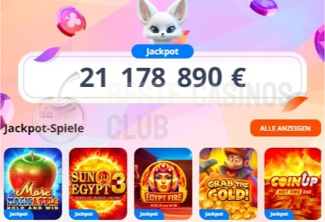 Jackpots im MONRO Casino