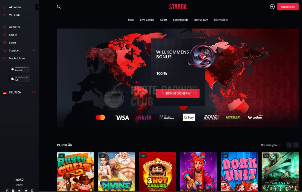 STARDA Casino Offizielle Website