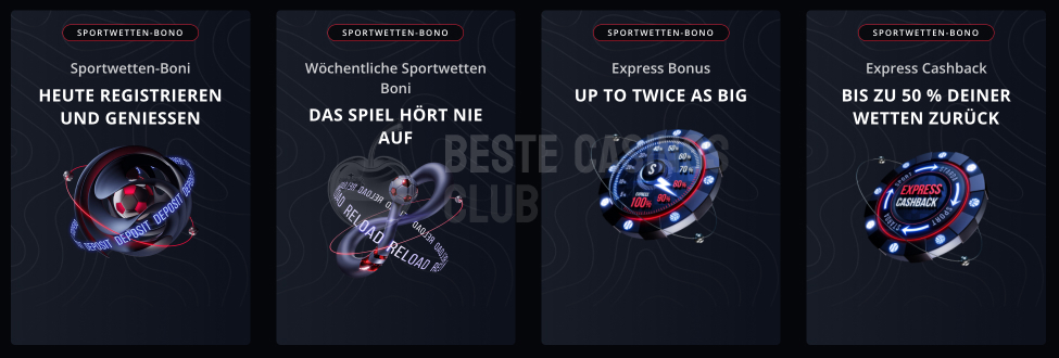 Sportboni im Starda Casino